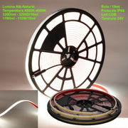 Banda LED COB 320D/m, 11W/ml, IP68, 4500K alb-natural, 24V - rola 10m