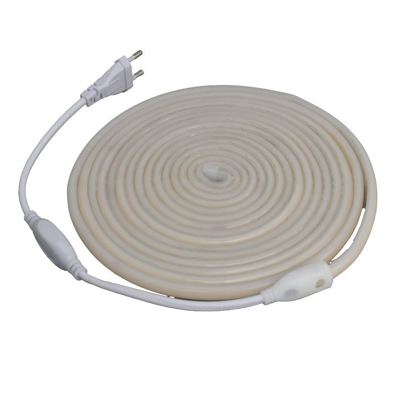 Banda LED COB Neon Flex 5m rulata, cu cablu de alimentare 220V si intrerupator inclus