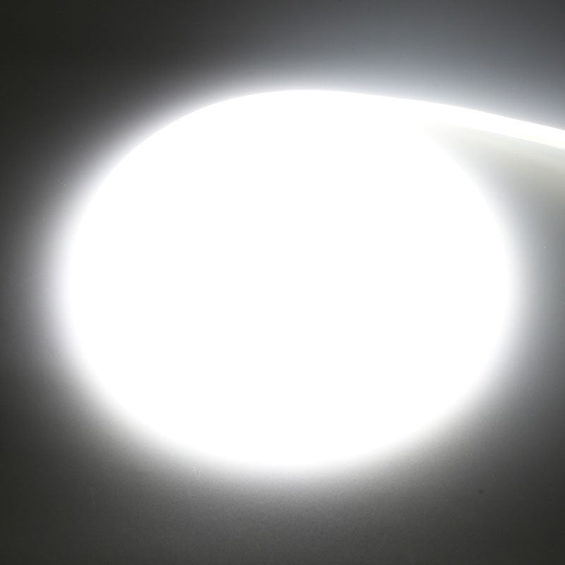 Banda LED COB neon flex lumina alba rece uniforma, fara puncte intunecate, 6500K