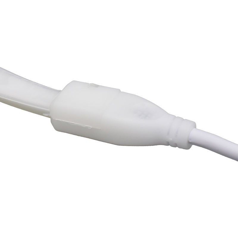 Conector etans banda LED neon flex 220V, jonctiune silicon protejata