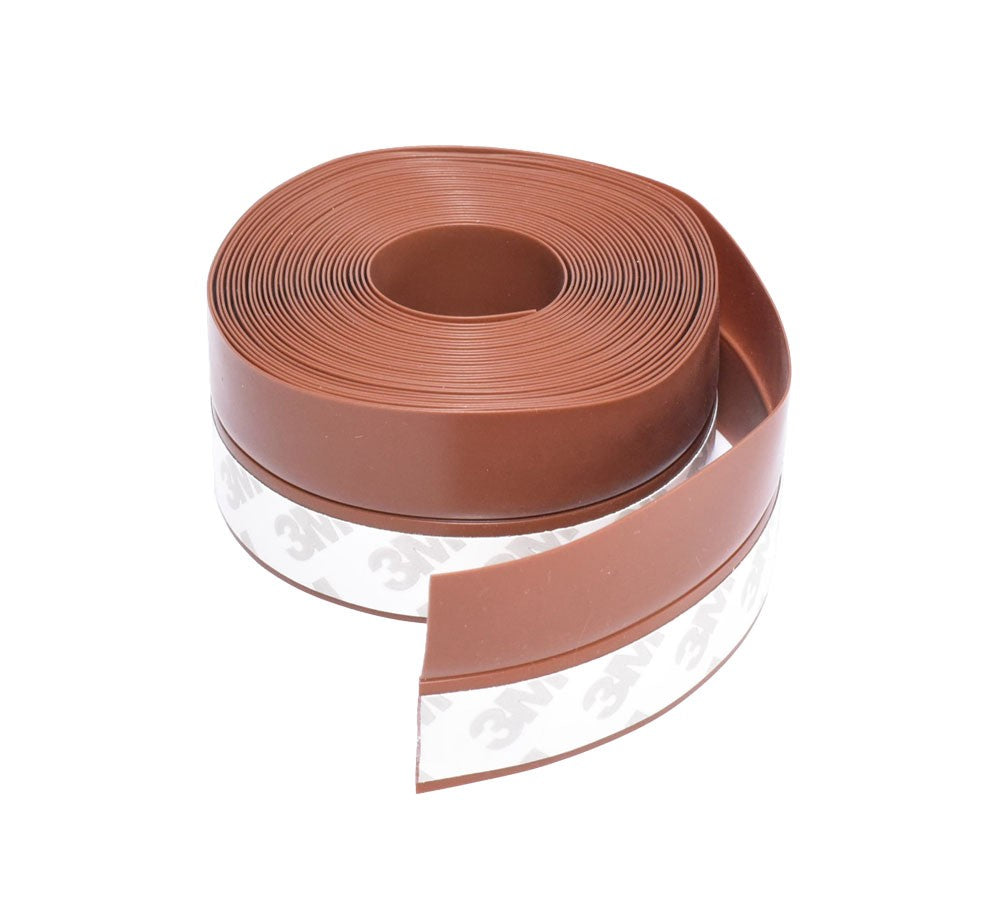 Banda izolatoare siliconica maro pentru usi si ferestre, latime 35mm, grosime 0.5mm, 5m, autoadeziva