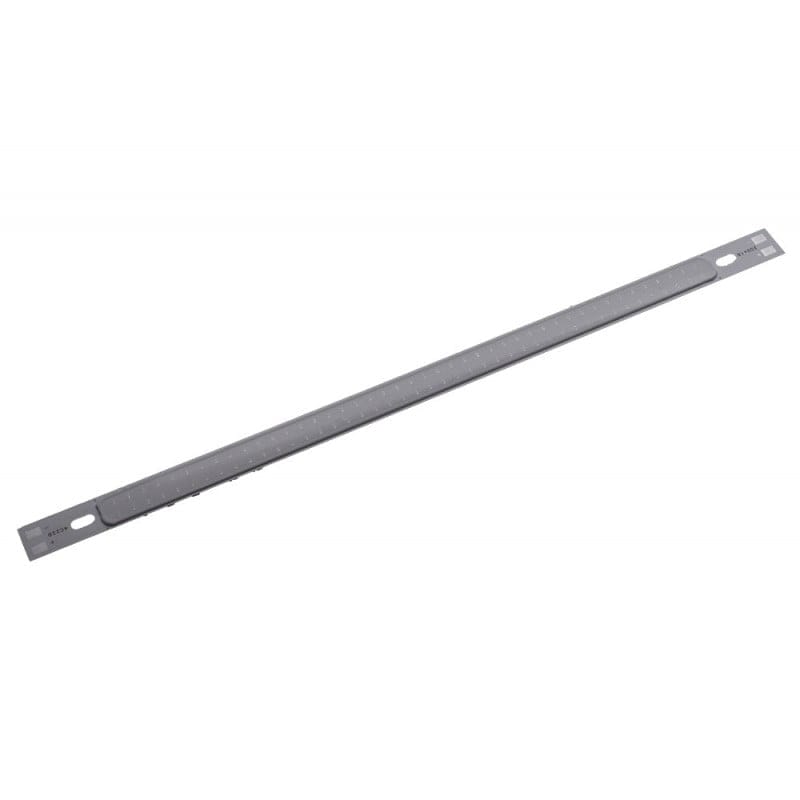 Bara LED COB albastra - vedere laterala completa, format rigid pentru montaj direct pe suprafata