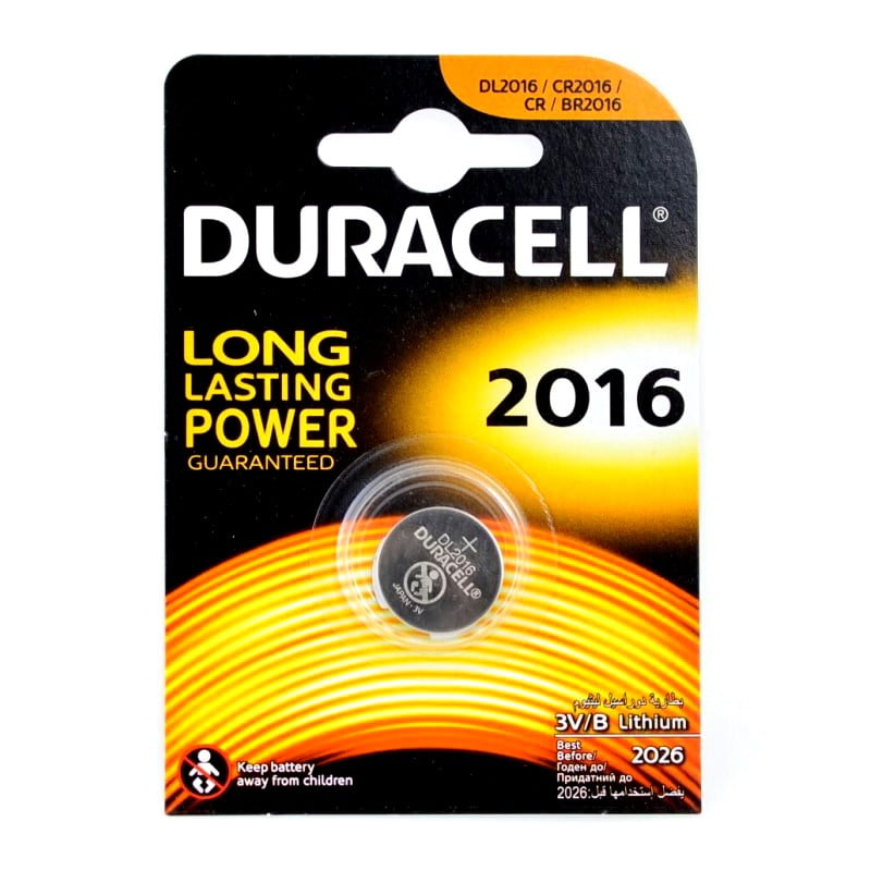 Baterie buton litiu CR2016, 3V, compatibila DL2016/BR2016, durata stocare pana la 10 ani