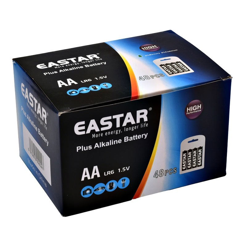 Cutie baterii alcaline AA LR6 1.5V, 48 bucati, ambalaj en-gros High Performance