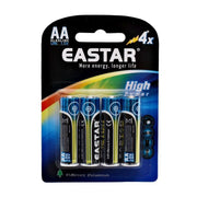 Baterii alcaline AA LR6 1.5V set 4 bucati in blister, fara mercur si cadmiu, High Performance