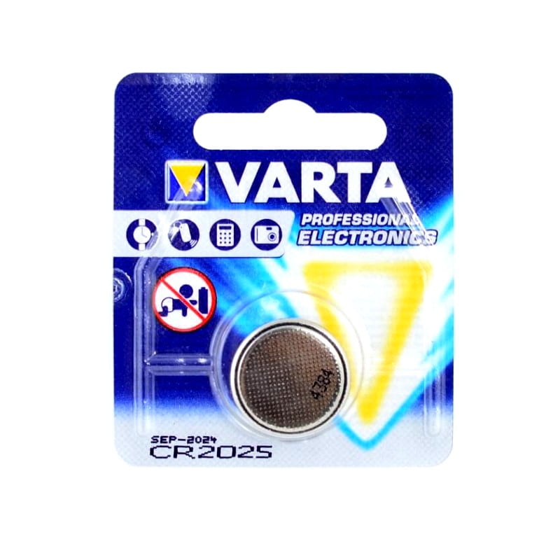 Baterie buton CR2025 lithium 3V, compatibila telecomenzi, ceasuri si electronice, blister 1 bucata