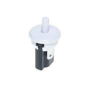 Buton push frigider contact normal inchis, 3A 250V, alb, cu terminale faston metalice