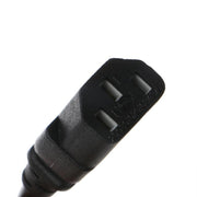 Cablu alimentare PC 3x0.75mm, 2.5m, conector IEC C13 femela negru pentru echipamente electronice 230V
