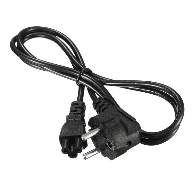 Cablu alimentare laptop mufa triunghiulara 3 pini, 1.5m, 3x0.75mm2, 240V, negru