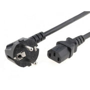 Cablu alimentare PC 0,75mm, 1,5m, conector Schuko si IEC C13, manta ignifugata, negru