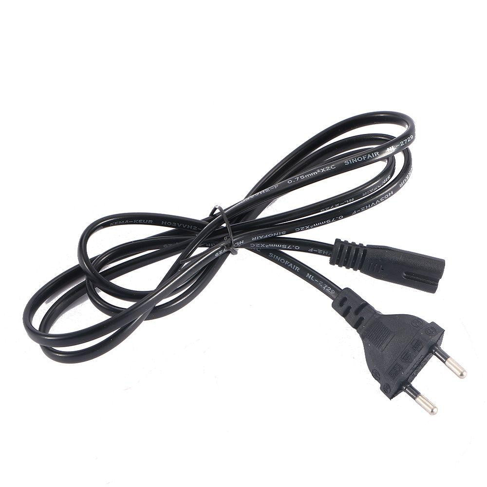 Cablu alimentare RC 1.5m infasurat, sectiune 0.75mm², izolatie neagra flexibila