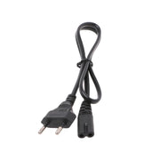Cablu alimentare tip figura 8 IEC C7, stecker CEE 7/16, 240V, lungime 0.5m, negru