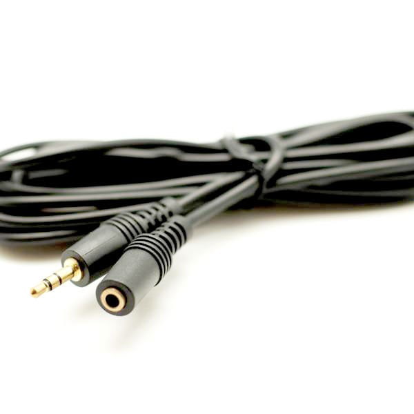 Cablu prelungitor jack 3,5mm tata-mama, lungime 3m, contacte aurite, conductor cupru, semnal stereo