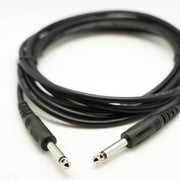Cablu audio jack 6,3mm tata-tata, 3m, conductori cuprați, manta cauciuc flexibil, pentru instrumente si mixer