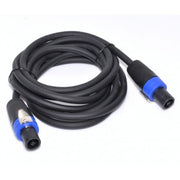 Cablu audio Speak-On tata 4C profesional 5m, conductor cupru 2x2.5mm, conectori blocare mecanica