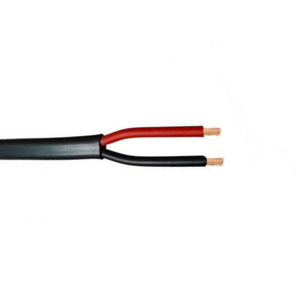 Cablu electric plat 2x0,75mm MYYUP, conductor litat cupru, izolatie PVC, conductori rosu si negru, 300/300V