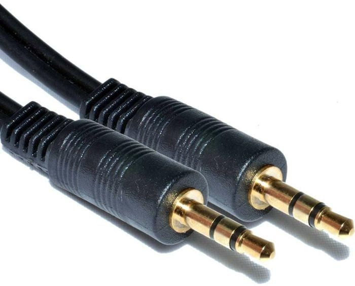 Cablu jack 3,5mm tata-tata 10m, conectori placati cu aur, stereo, invelis cauciucat flexibil