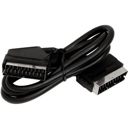 Cablu Scart - Scart 21 pini, lungime 1,5m, conectare TV si DVD, transfer semnal video si audio