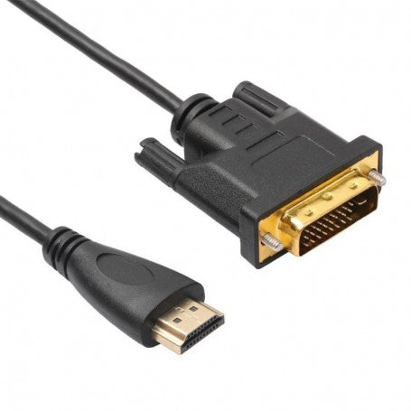 Cablu video HDMI la DVI-D 24+1, 1.5m, contacte aurite, transmisie semnal digital 1080p