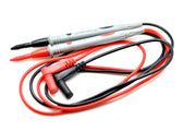 Cabluri tester siliconate pentru multimetre si clampmetre, set rosu-negru, conectori 4mm, izolatie flexibila