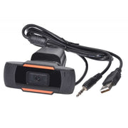 Camera web Full HD 1080p cu senzor CMOS, microfon integrat, conectare USB si jack 3.5mm, suport clema monitor