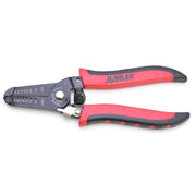 Cleste dezizolator cablu 0.6-2.6mm, 7 dimensiuni AWG, otel CR-V, manere ergonomice cauciuc rosu