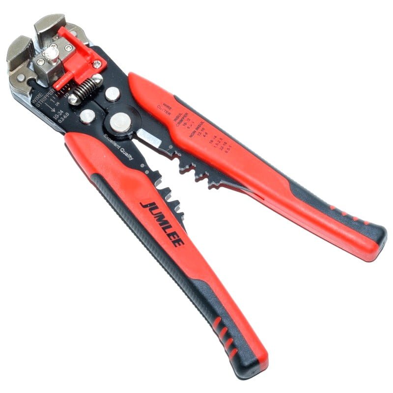 Cleste dezizolat cablu automat, compatibil 0.2-6 mm² si 10-24 AWG, cu functie de sertizare si taiere integrata