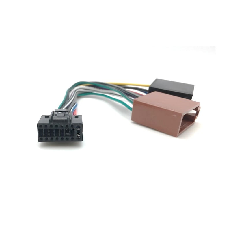 Cablu adaptor ISO 16 pini pentru sisteme audio auto, conector mufa universala, lungime 20 cm