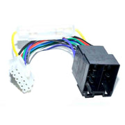 Adaptor mufa ISO universal 12P pentru autoradio aftermarket, cablu cupru 20 cm, conector Blaupunkt tata
