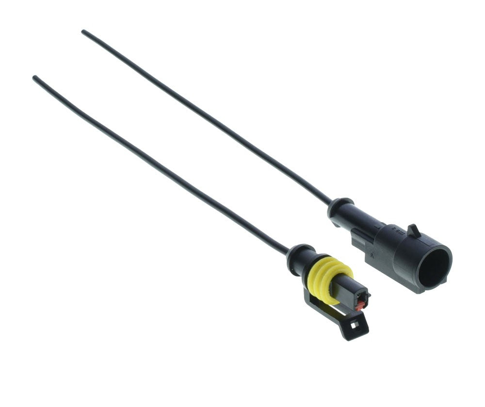 Conector auto mama-tata 1 pin separat - lungime fir 13 cm, vedere de ansamblu