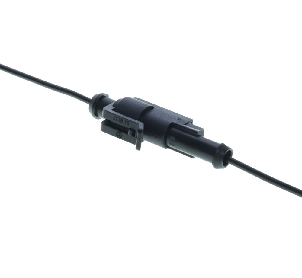 Conector auto 1 pin waterproof cuplat - zoom pe clema mecanica de blocare