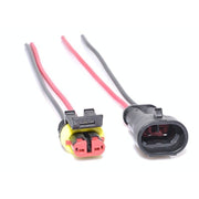 Conectori auto waterproof mama-tata cu 2 fire cupru 1mm², lungime 13cm, pentru instalatii electrice etanse