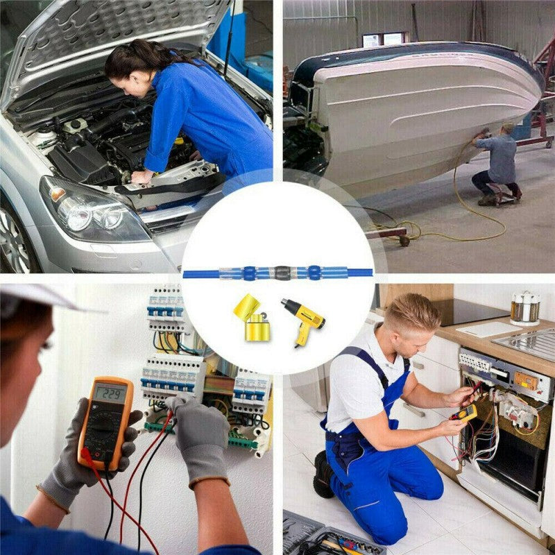 Conectori cu tub termocontractibil utilizati in aplicatii auto, navale si electrice industriale