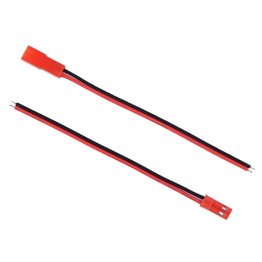 Conectori JST mama si tata cu fire lungi AWG-22, capete dezizolate gata pentru lipire