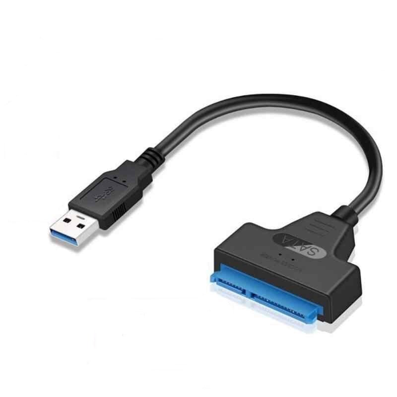 Cablu adaptor USB 3.0 la SATA pentru HDD/SSD 2.5 inch, viteza transfer pana la 600 Mbps, lungime 130mm