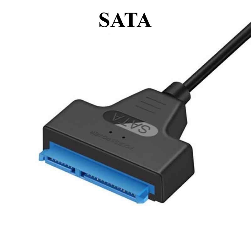 Conector SATA albastru al adaptorului USB 3.0 la SATA, compatibil HDD si SSD 2.5 inch