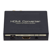 Convertor HDMI la HDMI cu extractie audio 4K 2K, intrare HDMI IN, selector 2CH 5.1CH, alimentare DC 5V