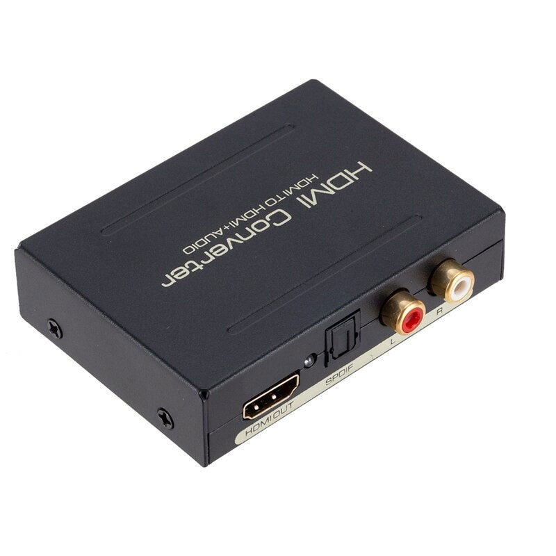 Convertor HDMI cu iesiri SPDIF optic si RCA stereo L/R pentru sisteme audio fara intrare HDMI