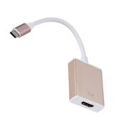 Convertor USB-C la HDMI, carcasa aliaj aluminiu, plug-and-play, compatibil laptop si MacBook cu port USB 3.1 Tip C