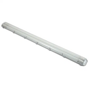 Corp etans IP65 pentru 2 tuburi LED T8 2x18W, 3600 lumeni, montaj tavan sau perete, policarbonat