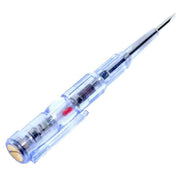 Creion tester tensiune si continuitate 70-250V AC, corp transparent cu varf metalic, compact 135mm