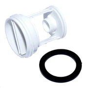 Filtru pompa masina de spalat cu garnitura cauciuc inclusa, compatibil Ariston, Regal, Vestel