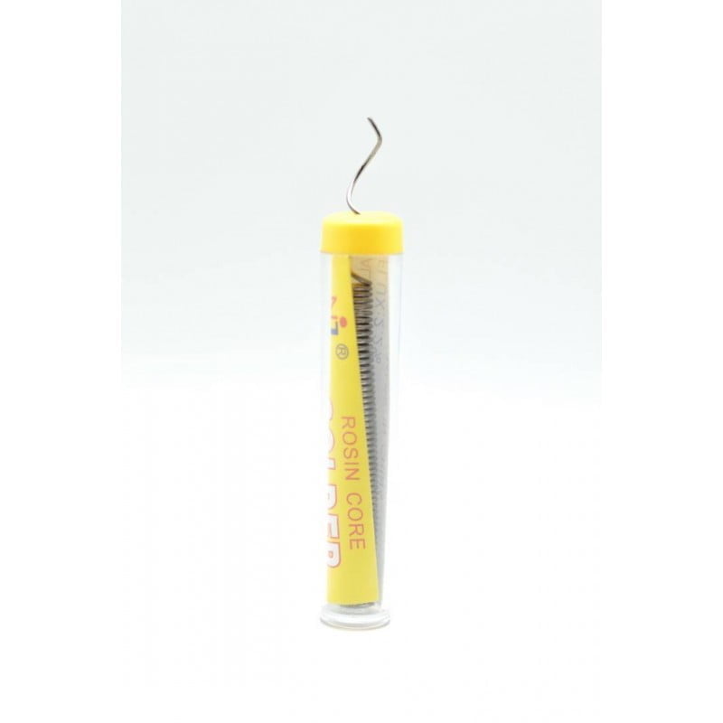 Fludor cu flux rosin SN40/PB60, diametru 1mm, tub 9g pentru lipituri electronice precise