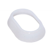 Garnitura ovala din silicon pentru boiler, compatibila cu rezistente de 1200W si 1500W, culoare alba