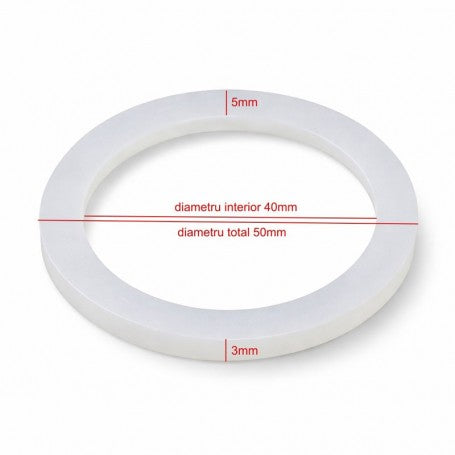 Garnitura siliconica rezistenta boiler 1 1/4", vedere detaliata dimensiuni 50mm diametru total