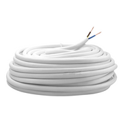 Cablu electric litat MYYM 2x2.5mm, rola 100m, manta alba PVC flexibil, 2 conductoare cupru clasa 5
