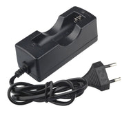 Incarcator Li-Ion 18650 3.7V cu un slot, oprire automata, LED indicator, cablu si stecker EU 220V