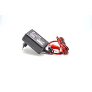 Incarcator acumulatori plumb-acid 6V 1A cu cleme crocodil rosii si negre, priza EU, protectie suprasarcina