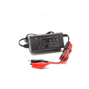 Incarcator acumulatori plumb-acid 6V 2A cu clesti crocodil, intrare 100-240V AC, indicator LED dual