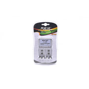 Incarcator acumulatori 4 sloturi AA AAA 9V NiMH NiCd, compatibil 220V, protectie supraincalzire